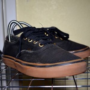 Black Gum Authentic Vans